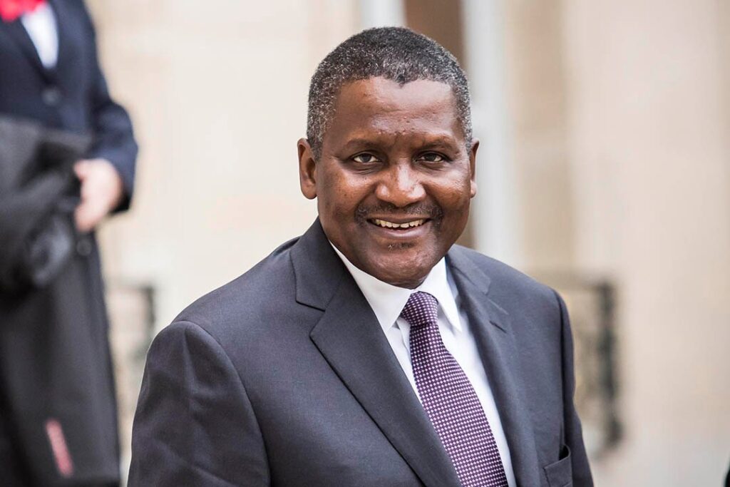 L'homme d'affaire nigérian, Aliko Dangoté