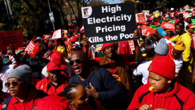 Afrique du Sud, manifestants