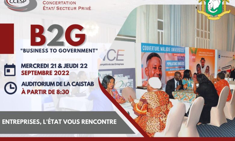 Sixième édition des « BUSINESS TO GOVERNMENT (B TO G) »