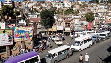 Une ville de Madagascar