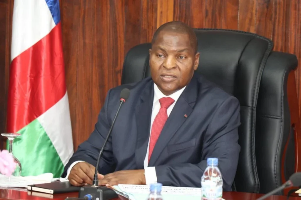 Le président centrafricain, Faustin-Archange Touadéra