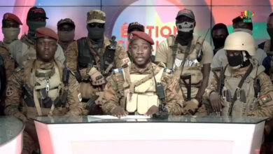 Un groupe de militaires burkinabè