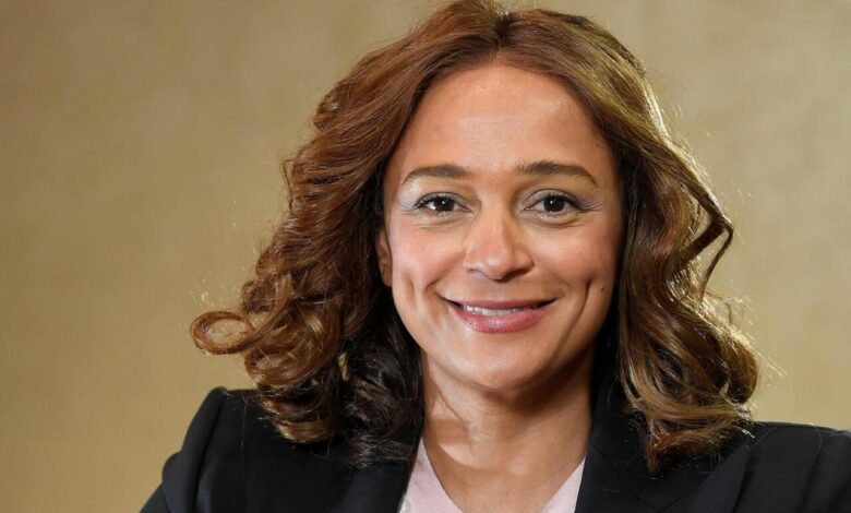 Isabel Dos Santos, fille de l'ancien président angolais et femme la plus riche d'Afrique.