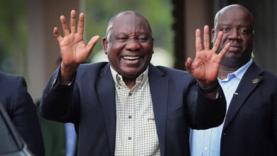 Cyril Ramaphosa, président de la république d'Afrique du Sud