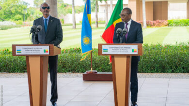 Le Président de la République du Rwanda, Son Excellence Monsieur Paul KAGAME, a effectué, ces deux derniers jours, une visite d'État au Bénin, à l'invitation du Président de la République, Monsieur Patrice TALON.