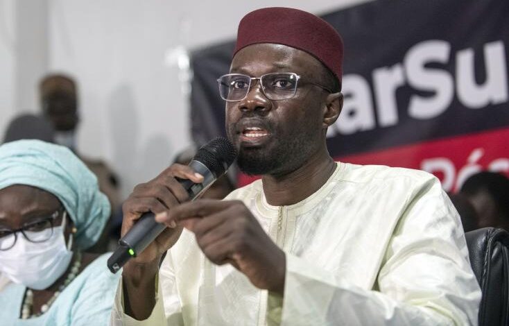 L'opposant sénégalais Ousmane Sonko