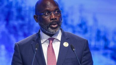 L’ancien président du Liberia, George Weah