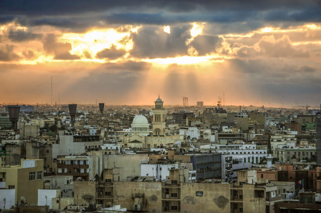 La ville de Tripoli en Libye