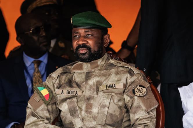 Le Président du Mali, Assimi Goïta