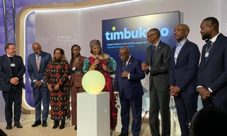 Le PNUD et les dirigeants africains lancent l'initiative timbuktoo"lors de la 24e réunion annuelle du Forum économique mondial à Davos