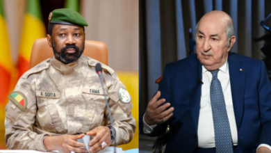 Les Présidents Malien et Algérien